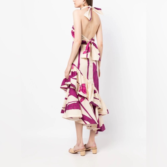Johanna Ortiz $1,995 CARELESS FLORAL ANKLE dress - Picture 7 of 13